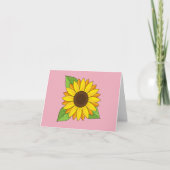 Sunflower カード (正面)