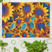 Sunflower キッチンタオル (折り畳み)