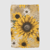 Sunflower ゴルフタオル (正面)