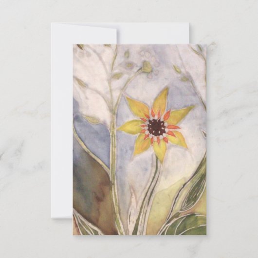 Sunflower サンキューカード (正面)