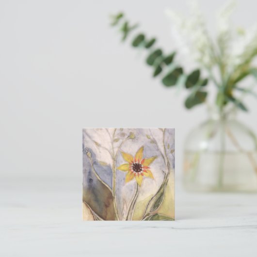 Sunflower スクエア名刺 (スタンド正面)