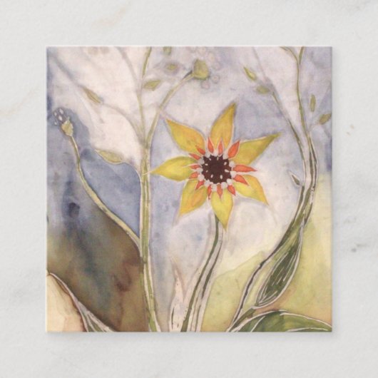 Sunflower スクエア名刺 (正面)