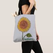 Sunflower トートバッグ (クローズアップ)