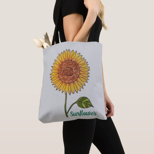 Sunflower  トートバッグ (クローズアップ)