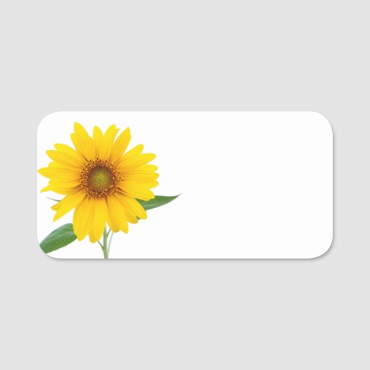 Sunflower 名札 (正面)