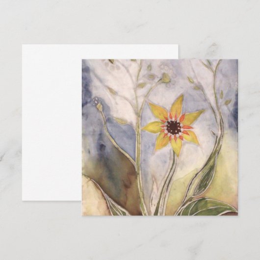 Sunflower 招待状 (正面/裏面)