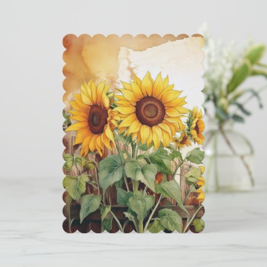 Sunflower 案内状 (スタンド正面)