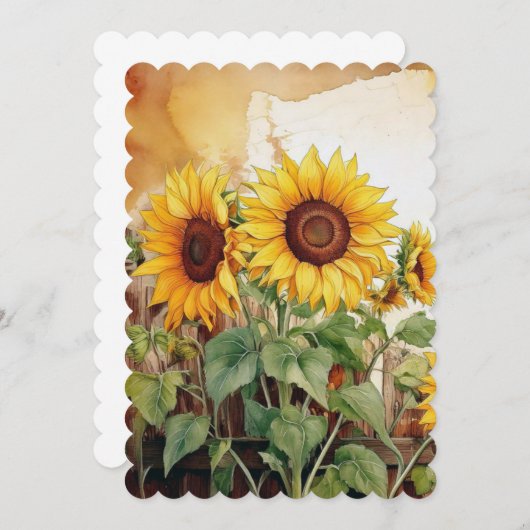 Sunflower 案内状 (正面/裏面)