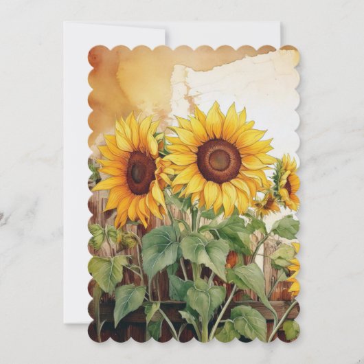 Sunflower 案内状 (正面)