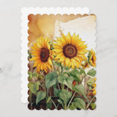 Sunflower 案内状 (正面/裏面)