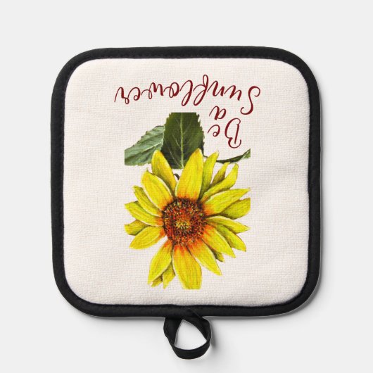 Sunflower 鍋敷き (正面)