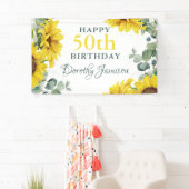 Sunflower 50th Birthday Party 横断幕 (インサイチュ)
