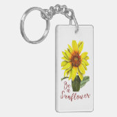 Sunflower Acrylic Keychain キーホルダー (正面左)