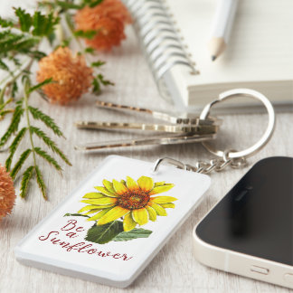 Sunflower Acrylic Keychain キーホルダー