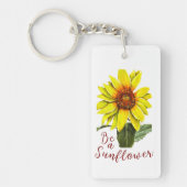 Sunflower Acrylic Keychain キーホルダー (正面)