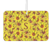 Sunflower Air Freshener カーエアーフレッシュナー (正面)