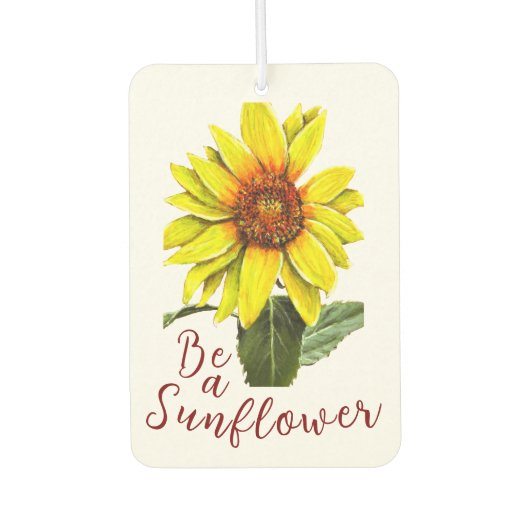 Sunflower Air Freshener カーエアーフレッシュナー (正面)
