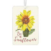 Sunflower Air Freshener カーエアーフレッシュナー (裏面)
