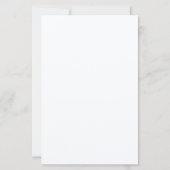 Sunflower and Red Rose Floral Wedding Menu (裏面)