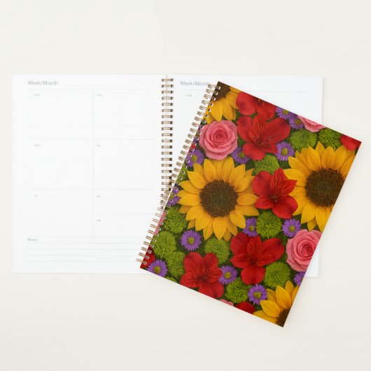 Sunflower and Rose Planner プランナー手帳 (ディスプレー)