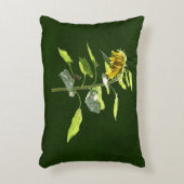 Sunflower and Sparrow アクセントクッション (正面(垂直))