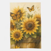 Sunflower Apron キッチンタオル (縦)