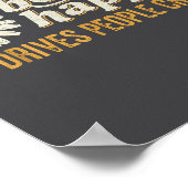 Sunflower Be Happy It Drives People Crazy Mental H ポスター (角)