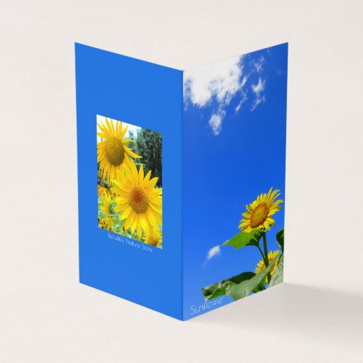 Sunflower：Bi-fold card (外部)