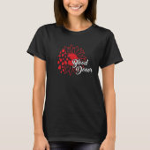 sunflower Blood Donor Donate Blood Donation Tシャツ (正面)