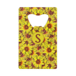 Sunflower Bottle Opener クレジットカード栓抜き