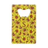 Sunflower Bottle Opener クレジットカード栓抜き (裏面)