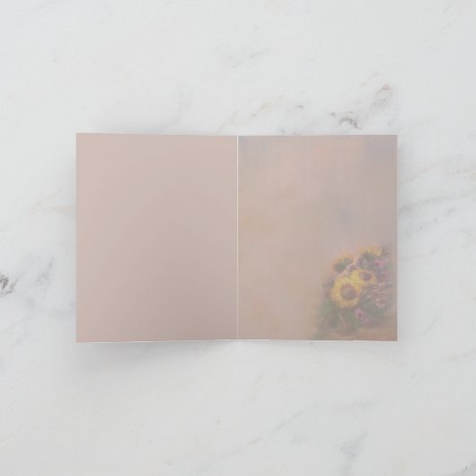 Sunflower Breeze 4 x 5.6 カード (内部)