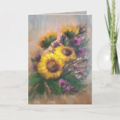 Sunflower Breeze 5X7 カード (正面)
