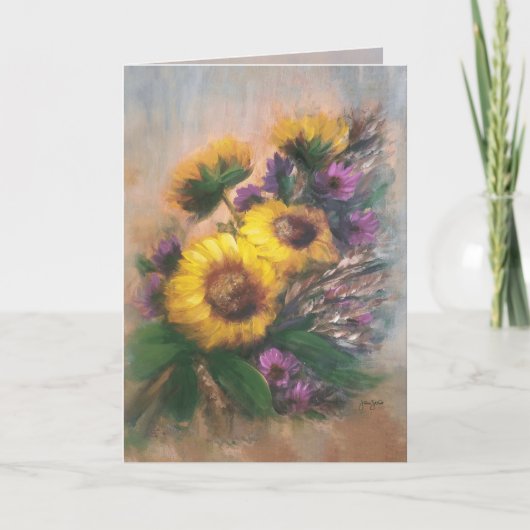 Sunflower Breeze 5X7 カード (正面)