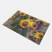 Sunflower Breeze by Jason Street ドアマット (アングル)