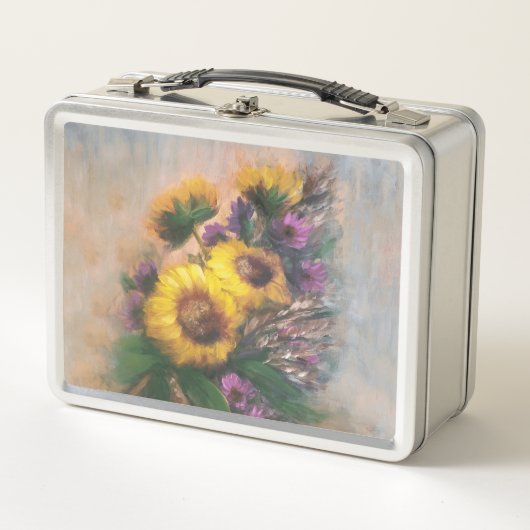 Sunflower Breeze by Jason Street メタルランチボックス (正面)