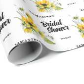 Sunflower Bridal Shower  ラッピングペーパー (ロールコーナー)