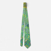 Sunflower by Klimt, Vintage Flowers Art Nouveau ネクタイ (裏面)