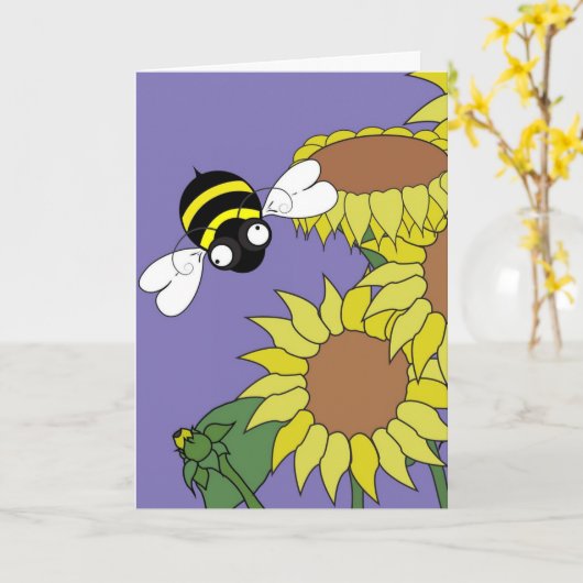 Sunflower Cheer  カード (黄色い花)