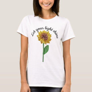 Sunflower christian tシャツ