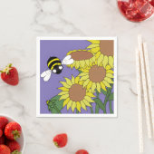 Sunflower Cocktail Napkins スタンダードカクテルナプキン (インサイチュ)