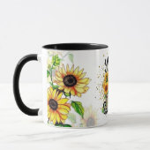 Sunflower coffee mug to celebrate Valentine's Day マグカップ (左)