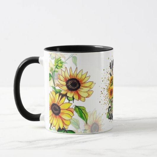 Sunflower coffee mug to celebrate Valentine's Day マグカップ (左)