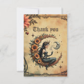 Sunflower Crescent Queen  サンキューカード (正面)