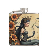 Sunflower Crescent Queen  フラスク (正面)