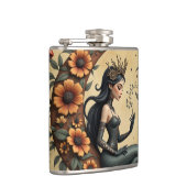 Sunflower Crescent Queen  フラスク (右)