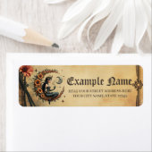 Sunflower Crescent Queen  ラベル (インサイチュ)