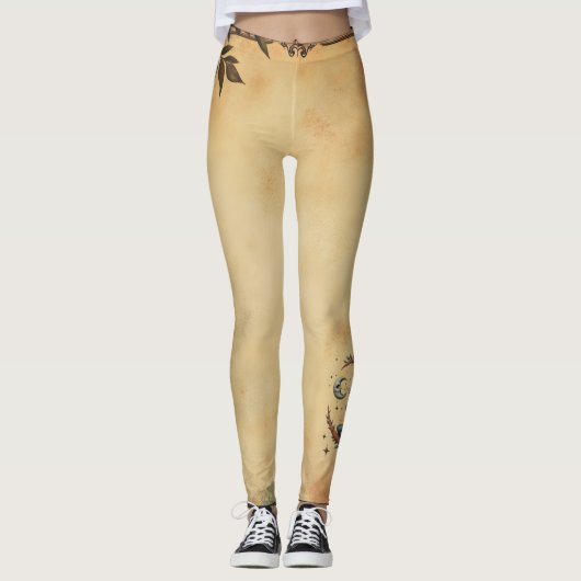 Sunflower Crescent Queen  レギンス (正面)