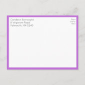 Sunflower Daisy Boho Spring  Garden Bachelorette インビテーションポストカード (裏面)