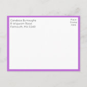 Sunflower Daisy Floral Boho Garden Bridal Shower インビテーションポストカード (裏面)